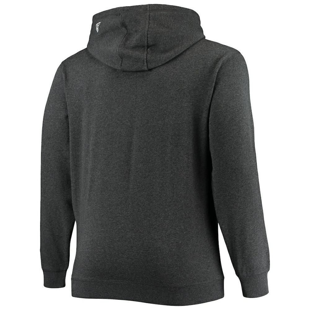 Cleveland Browns New Era Big & Tall Primary Logo Pullover Hoodie - Charcoal Hoodies