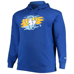 Los Angeles Rams New Era Big & Tall Primary Logo Pullover Hoodie - Royal Hoodies
