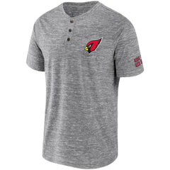 Arizona Cardinals NFL x Darius Rucker Collection Slub Henley T-Shirt - Heathered Gray T-shirts