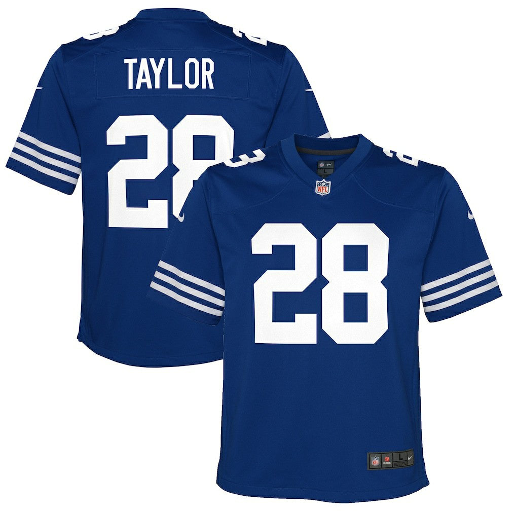 Jonathan Taylor Indianapolis Colts Youth Game Jersey - Royal Jerseys