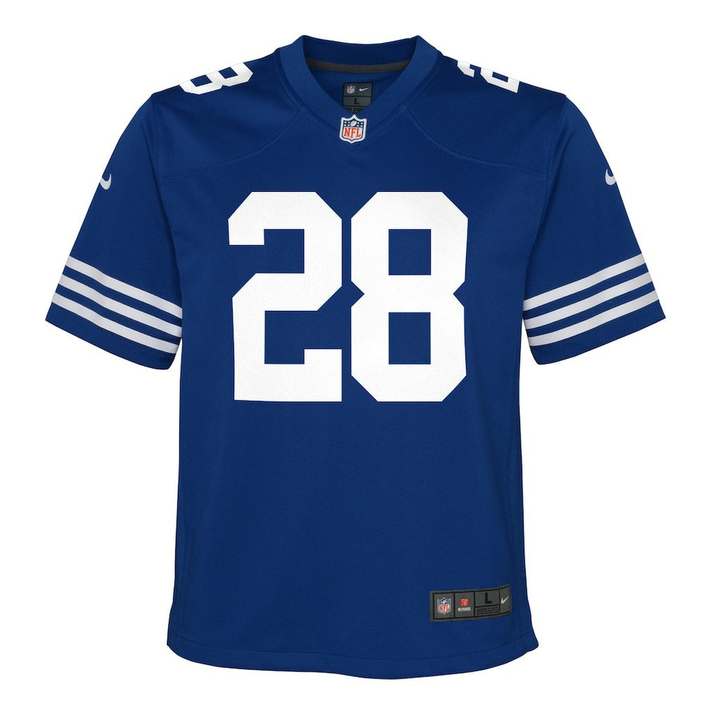 Jonathan Taylor Indianapolis Colts Youth Game Jersey - Royal Jerseys