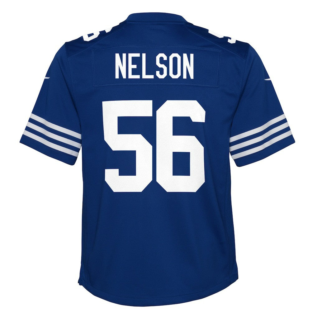 Quenton Nelson Indianapolis Colts Youth Game Jersey - Royal Jerseys