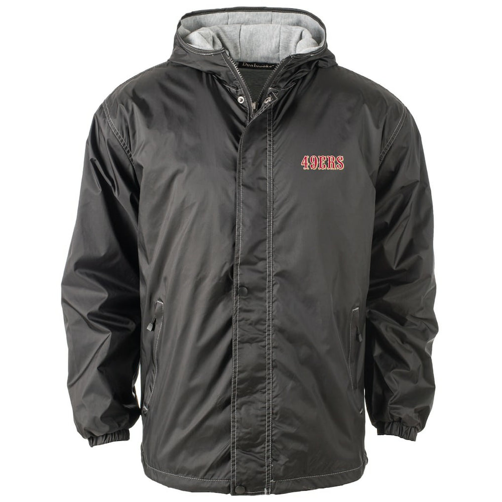 San Francisco 49ers Dunbrooke Legacy Stadium Full-Zip Jacket- Black - Black Jackets