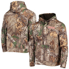 San Francisco 49ers Dunbrooke Champion Tech Pullover Hoodie - Realtree Camo Hoodies