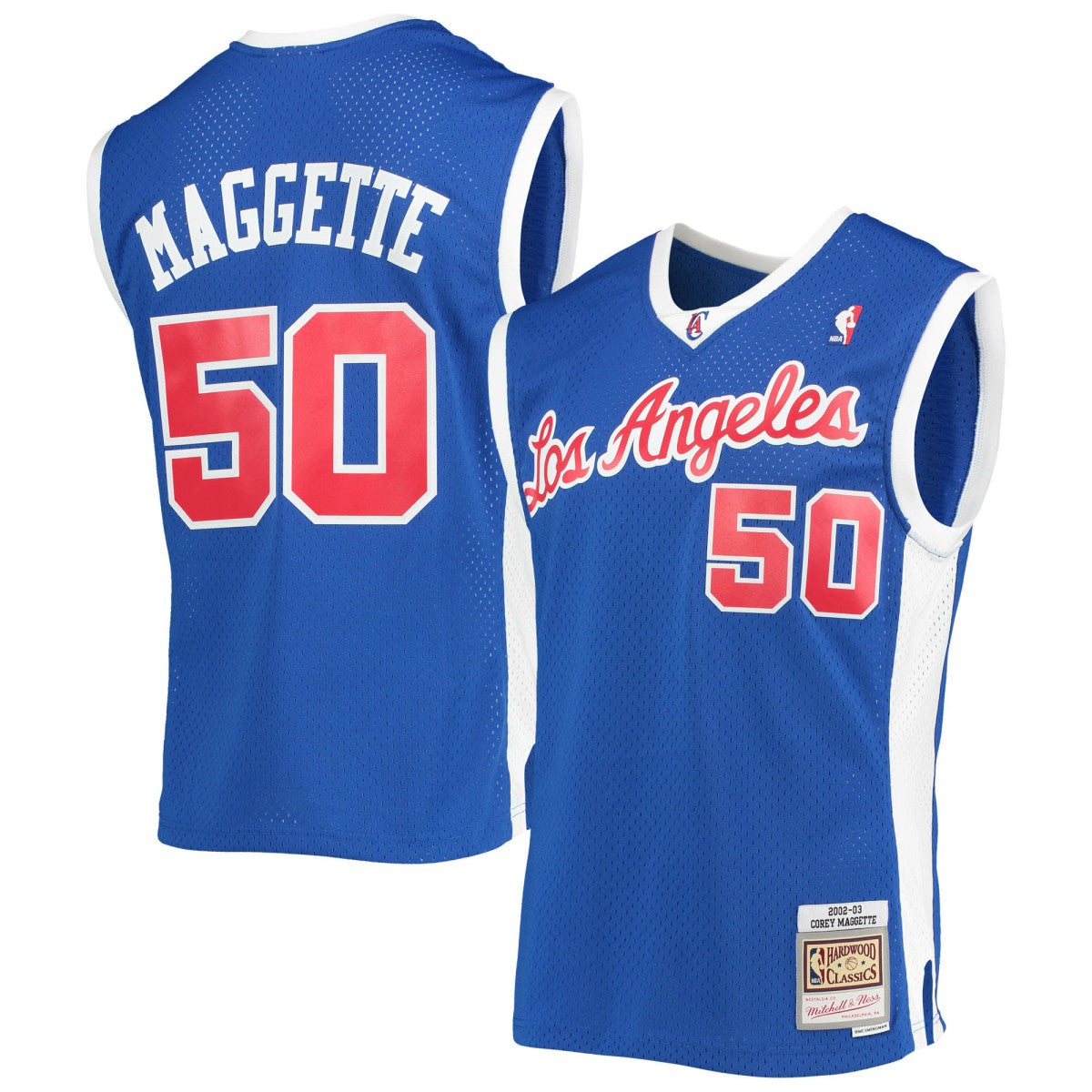 Corey Maggette LA Clippers 2002/03 Hardwood Classics Swingman Jersey Royal - Mitchell & Ness