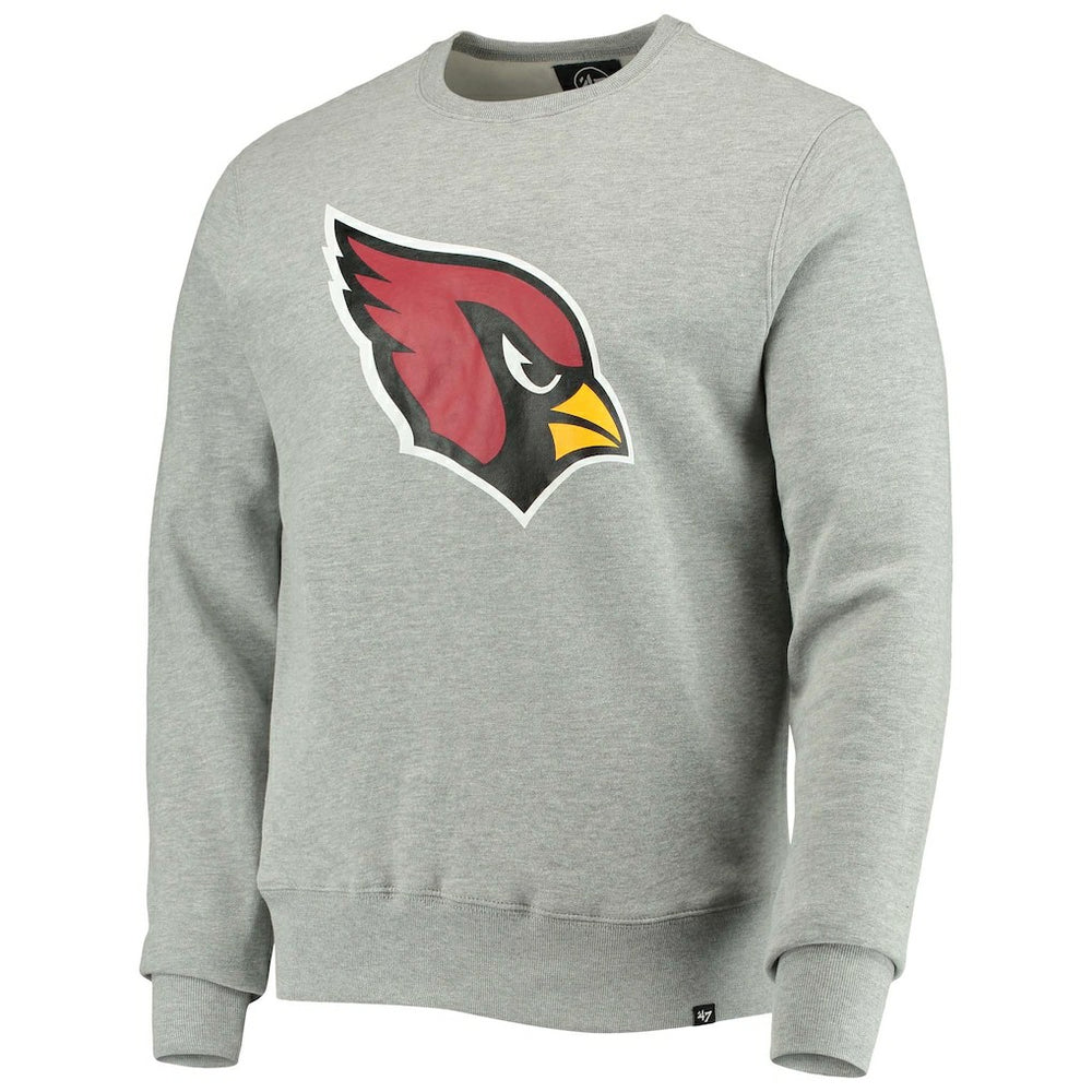 Arizona Cardinals '47 Imprint Headline Logo Pullover Sweatshirt - Heathered Gray Pullover