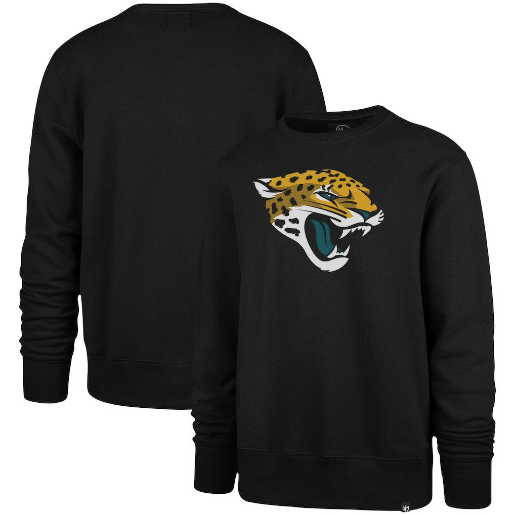 Jacksonville Jaguars '47 Imprint Headline Logo Pullover Sweatshirt - Black Pullover