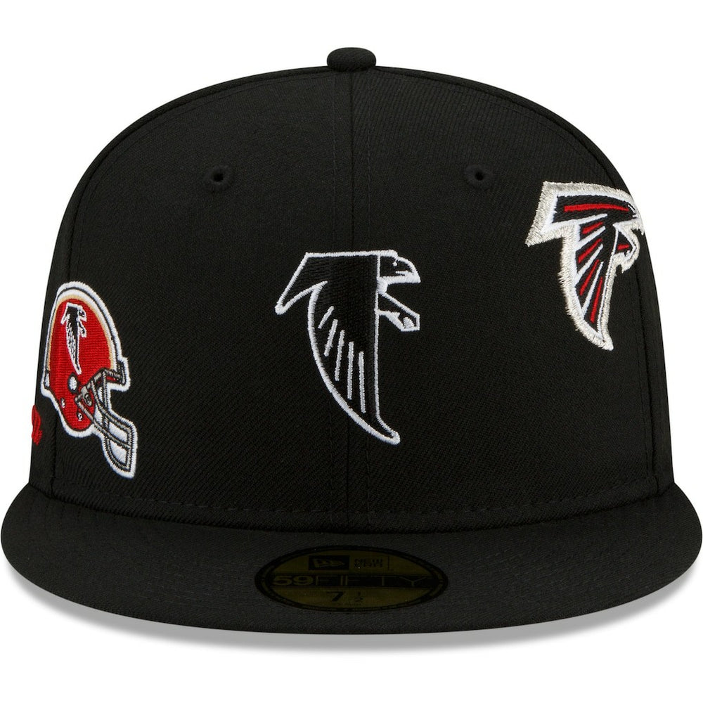 Atlanta Falcons New Era Just Don 59FIFTY Fitted Hat - Black Hats