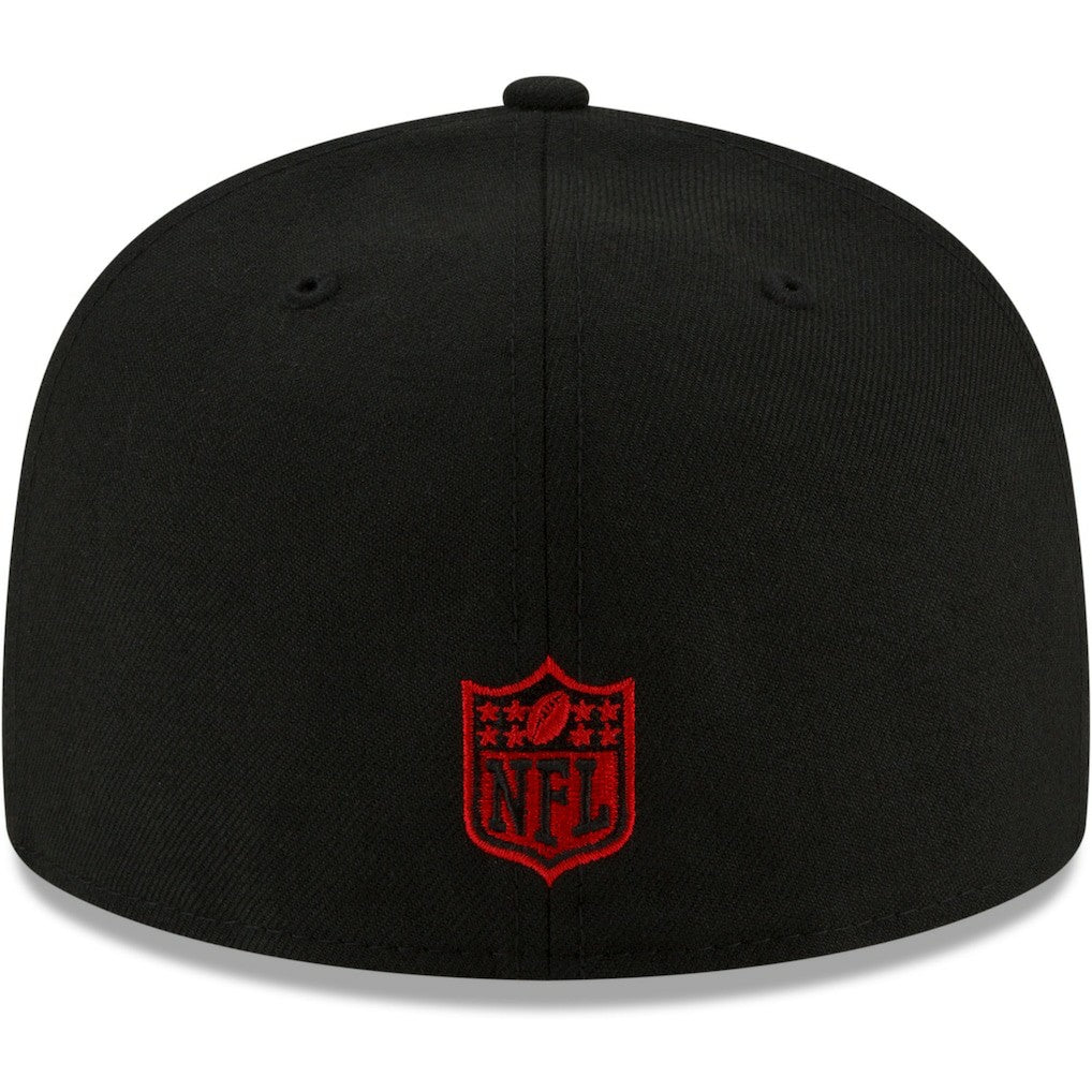 Atlanta Falcons New Era Just Don 59FIFTY Fitted Hat - Black Hats