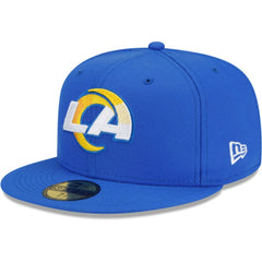 Los Angeles Rams New Era Patch Up 1990 Pro Bowl 59FIFTY Fitted Hat - Royal Hats