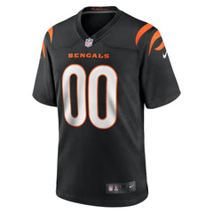 Cincinnati Bengals Youth Logo Game Custom Jersey - Black Jerseys