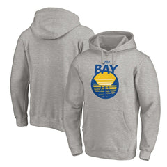Golden State Warriors The Bay Logo Pullover Hoodie Heathered Gray