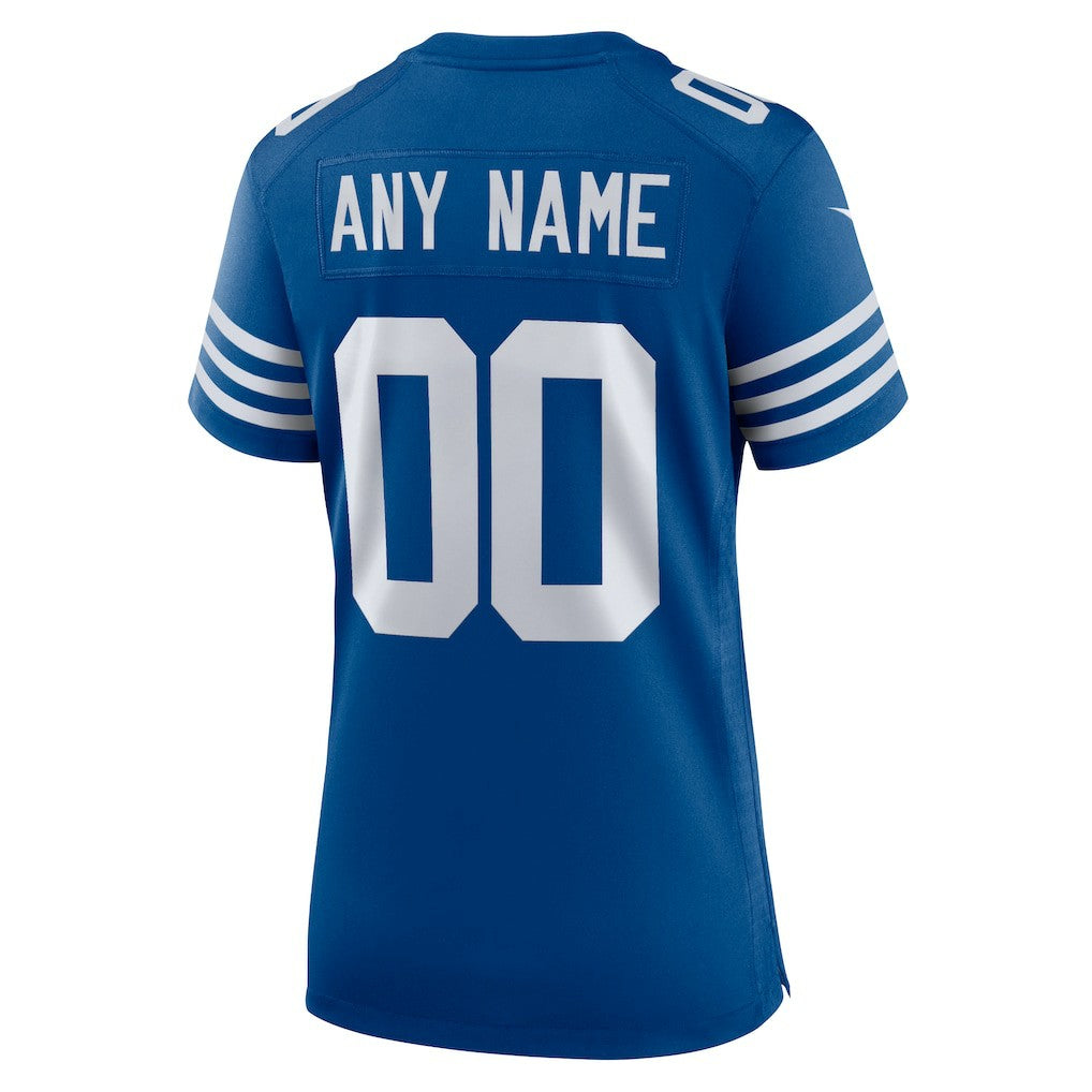 Indianapolis Colts Women's Alternate Custom Jersey - Royal Jerseys