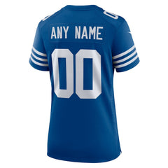 Indianapolis Colts Women's Alternate Custom Jersey - Royal Jerseys