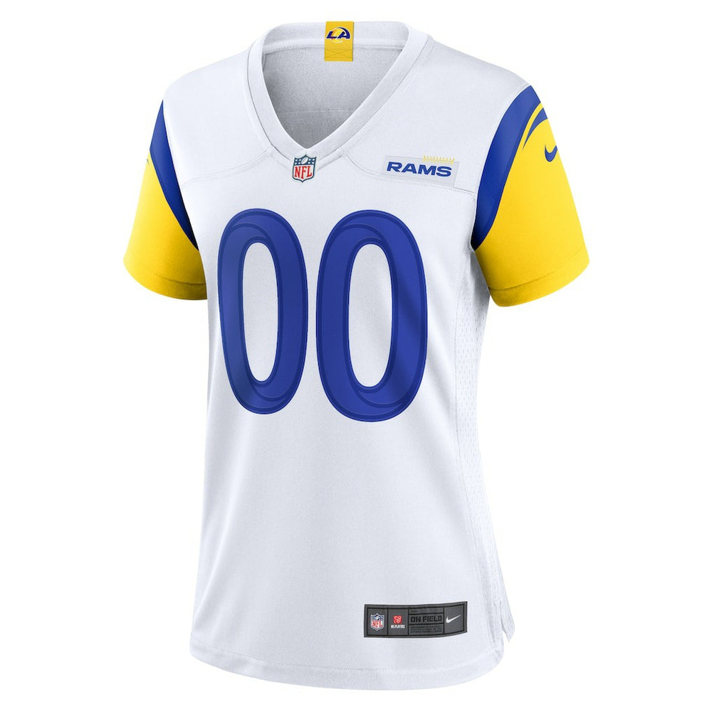 Los Angeles Rams Women's Alternate Custom Jersey - White Jerseys