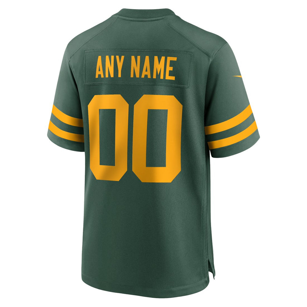 Green Bay Packers Alternate Custom Jersey - Green Jerseys