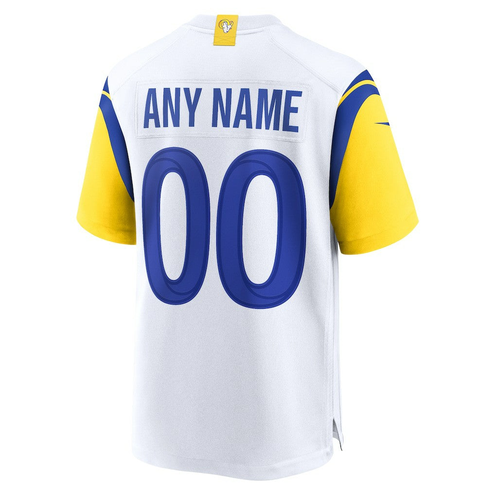 Los Angeles Rams Alternate Custom Jersey - White Jerseys