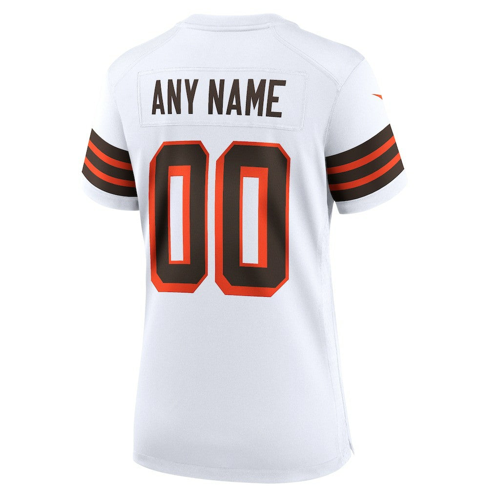 Cleveland Browns Women's 1946 Collection Alternate Custom Jersey - White Jerseys