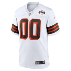 Cleveland Browns 1946 Collection Alternate Custom Jersey - White Jerseys