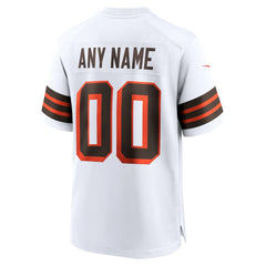 Cleveland Browns 1946 Collection Alternate Custom Jersey - White Jerseys