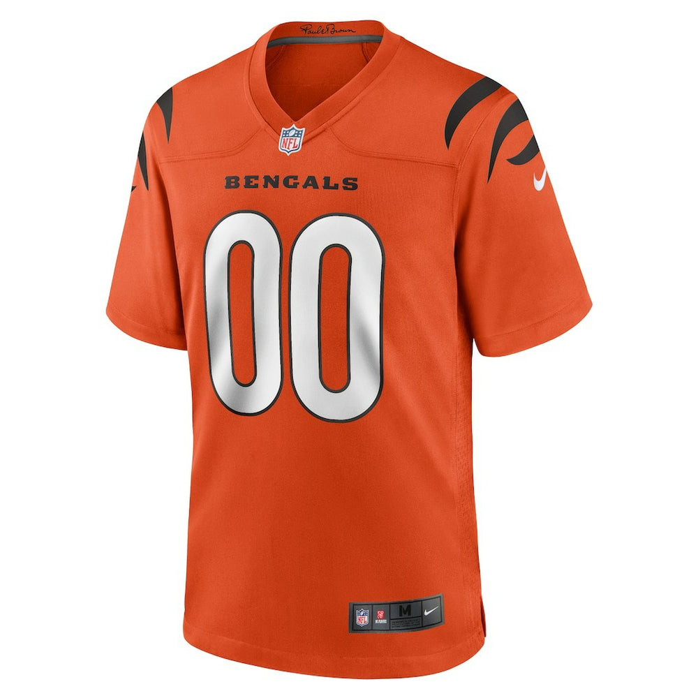 Cincinnati Bengals Youth Alternate Game Custom Jersey - Orange Jerseys