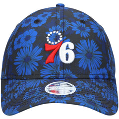 Philadelphia 76ers Women's Blossom 2.0 9TWENTY Adjustable Hat Royal - New Era
