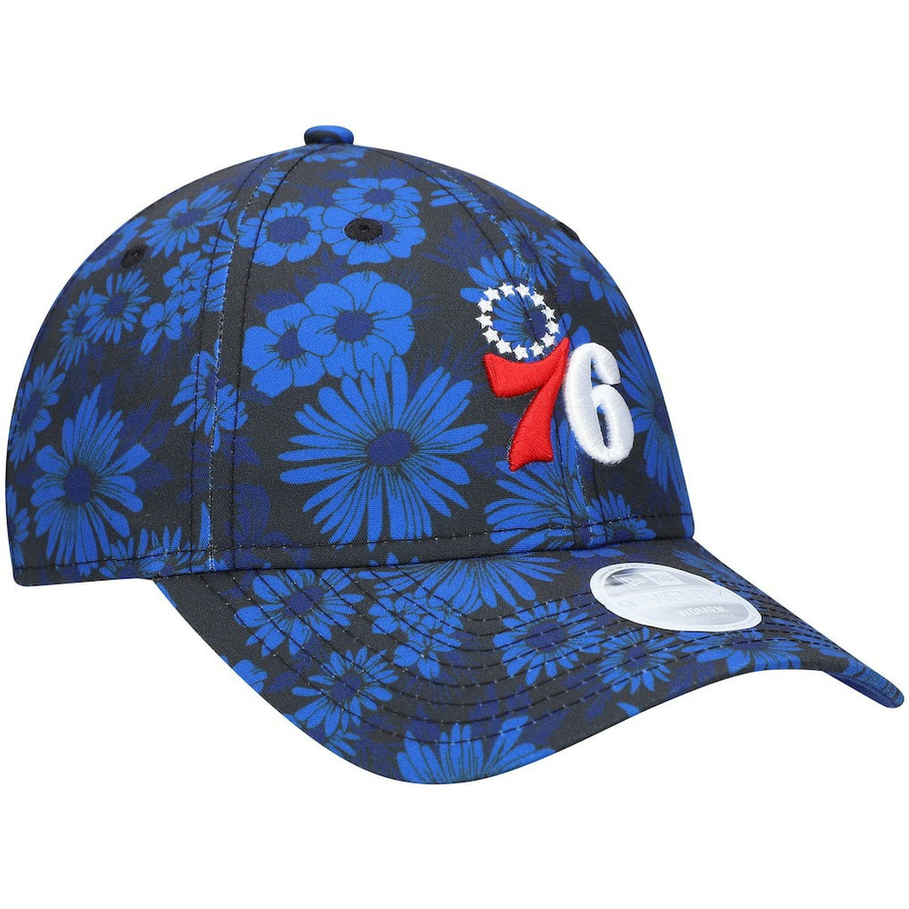 Philadelphia 76ers Women's Blossom 2.0 9TWENTY Adjustable Hat Royal - New Era