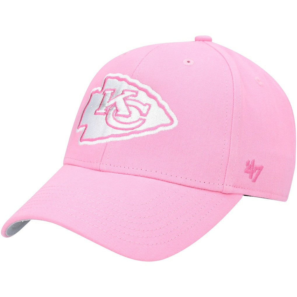 Kansas City Chiefs '47 Girls Youth Rose MVP Adjustable Hat - Pink Hats