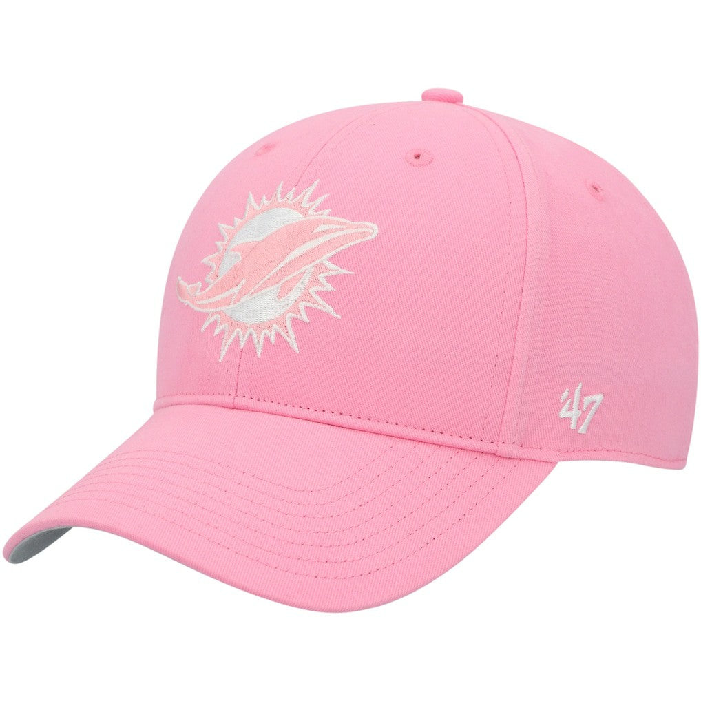 Miami Dolphins '47 Girls Youth Rose MVP Adjustable Hat - Pink Hats