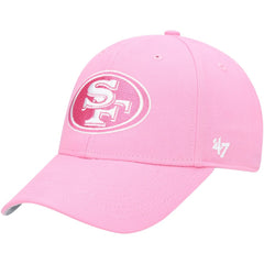 San Francisco 49ers '47 Girls Youth Rose MVP Adjustable Hat - Pink Hats