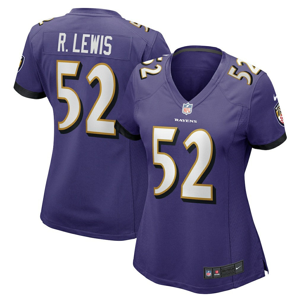 Ray Lewis Baltimore Ravens Women's Retired Player Jersey - Purple Jerseys