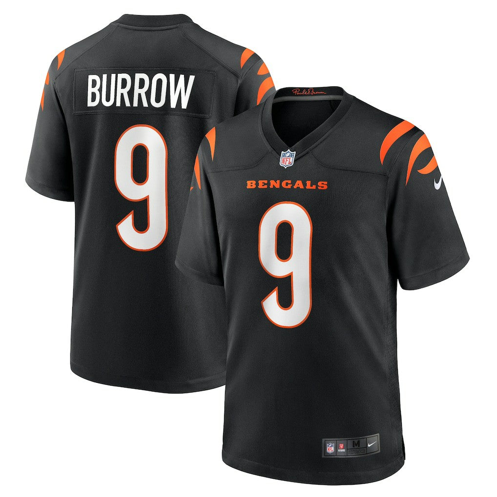 Joe Burrow Cincinnati Bengals Player Game Jersey - Black Jerseys