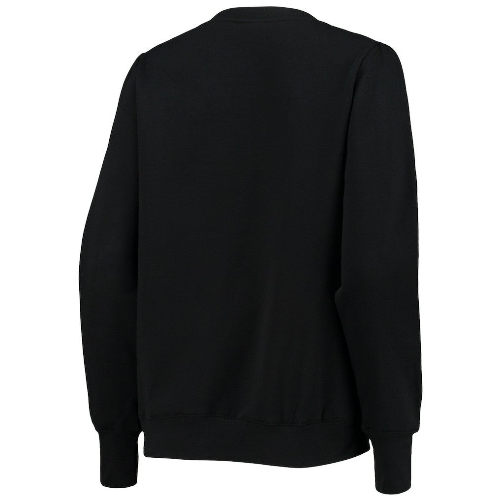 New Orleans Saints Cuce Women's Winners Square Neck Pullover Sweatshirt - Black Pullover