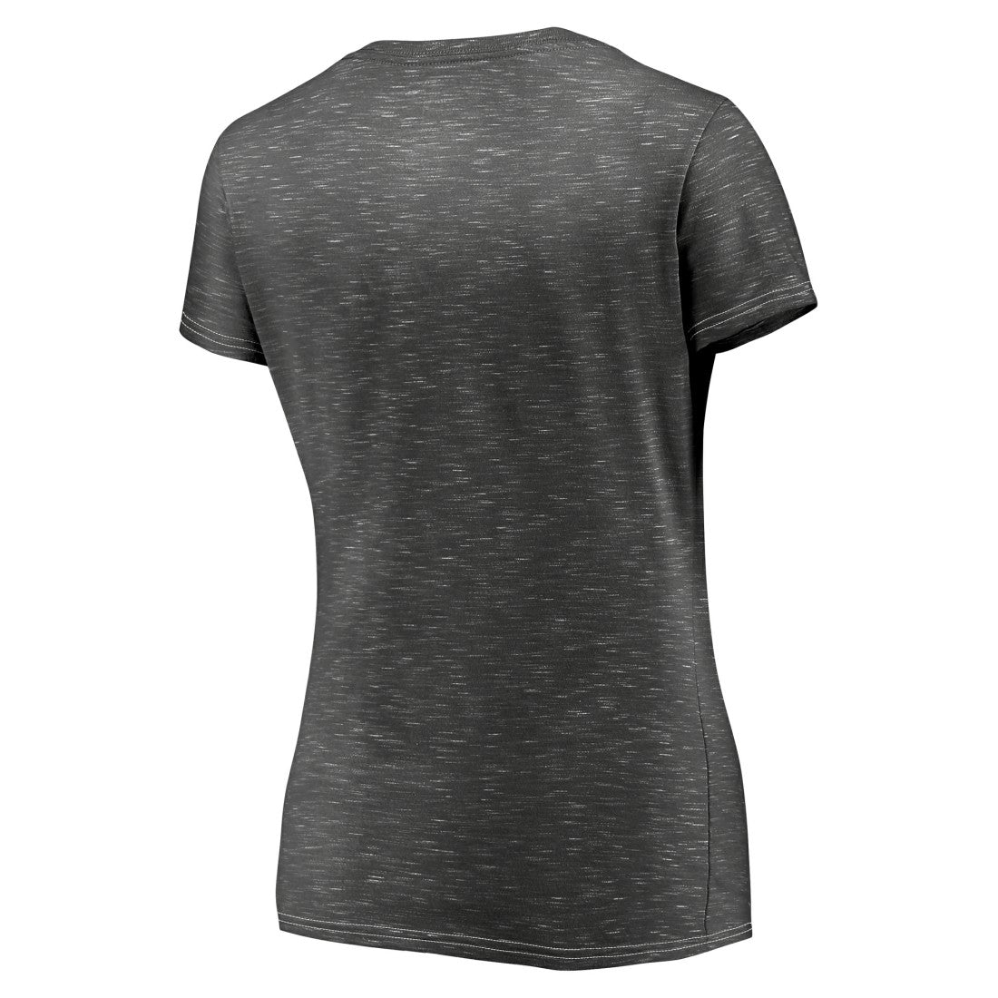 Tampa Bay Buccaneers Women's League Leader Space Dye V-Neck T-Shirt - Charcoal T-shirts