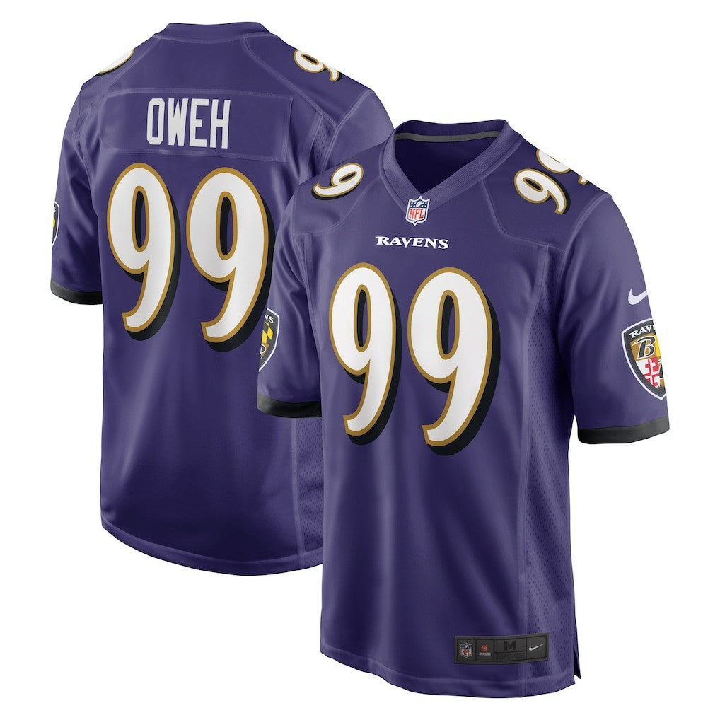 Odafe Oweh Baltimore Ravens Game Jersey - Purple Jerseys