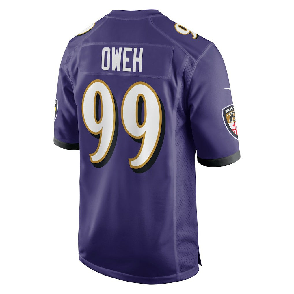 Odafe Oweh Baltimore Ravens Game Jersey - Purple Jerseys
