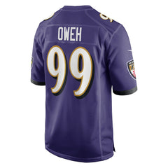 Odafe Oweh Baltimore Ravens Game Jersey - Purple Jerseys