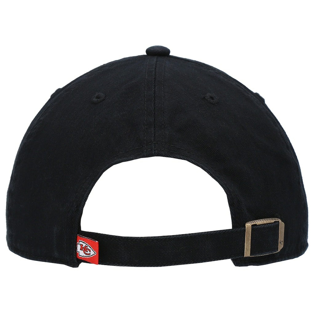 Kansas City Chiefs '47 Clean Up Script Adjustable Hat - Black Hats