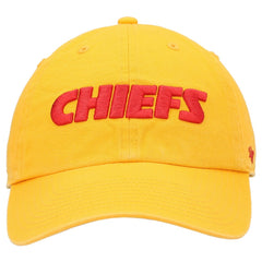 Kansas City Chiefs '47 Clean Up Script Adjustable Hat - Gold Hats