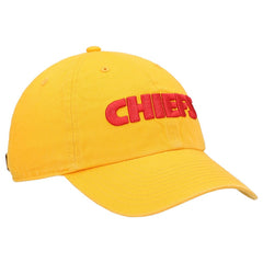 Kansas City Chiefs '47 Clean Up Script Adjustable Hat - Gold Hats