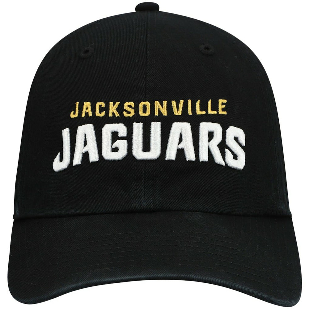 Jacksonville Jaguars '47 Clean Up Script Adjustable Hat - Black Hats