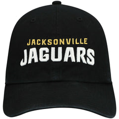 Jacksonville Jaguars '47 Clean Up Script Adjustable Hat - Black Hats