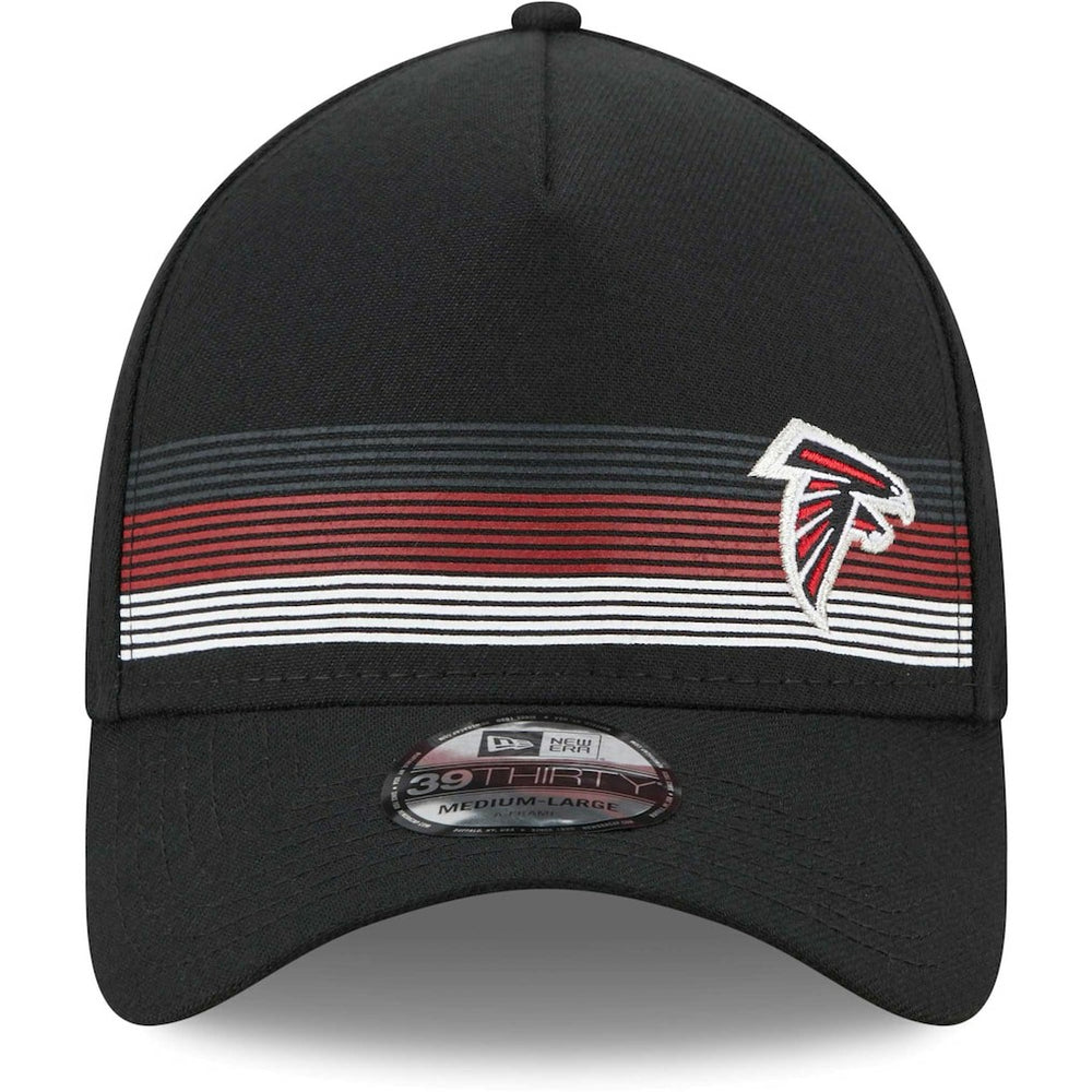 Atlanta Falcons New Era Flawless Stripe 39THIRTY Flex Hat - Black Hats
