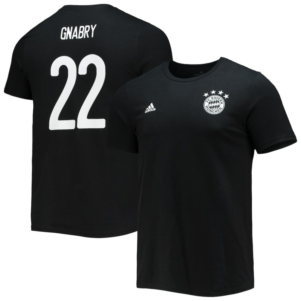 Serge Gnabry Bayern Munich Amplifier Name & Number T-Shirt Black - Adidas for sale