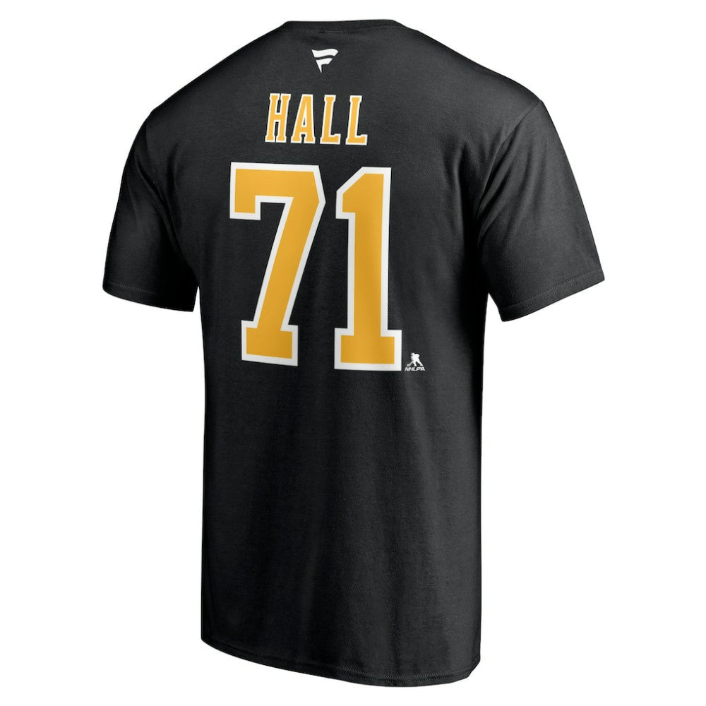 Taylor Hall Boston Bruins Fanatics Authentic Stack Name & Number T-Shirt - Black | US 4308472