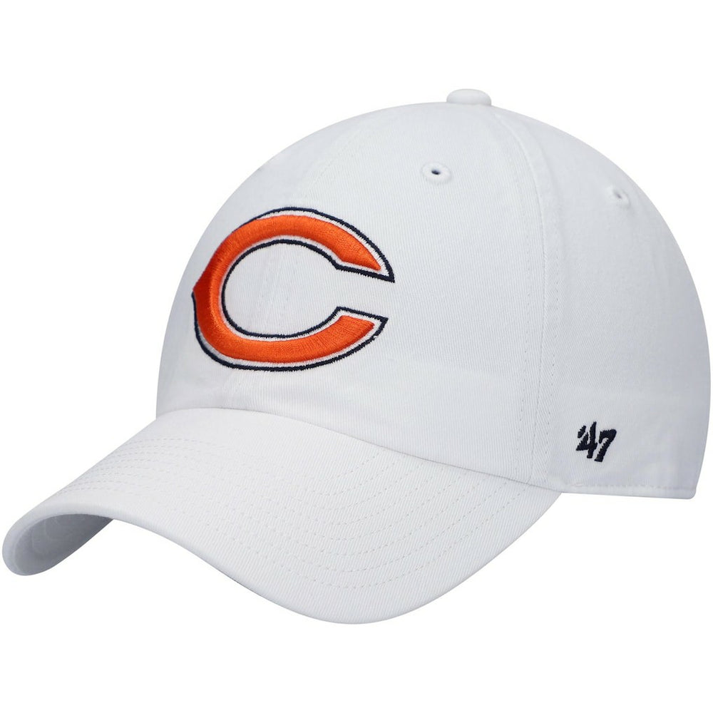 Chicago Bears '47 Logo Clean Up Adjustable Hat - White Hats