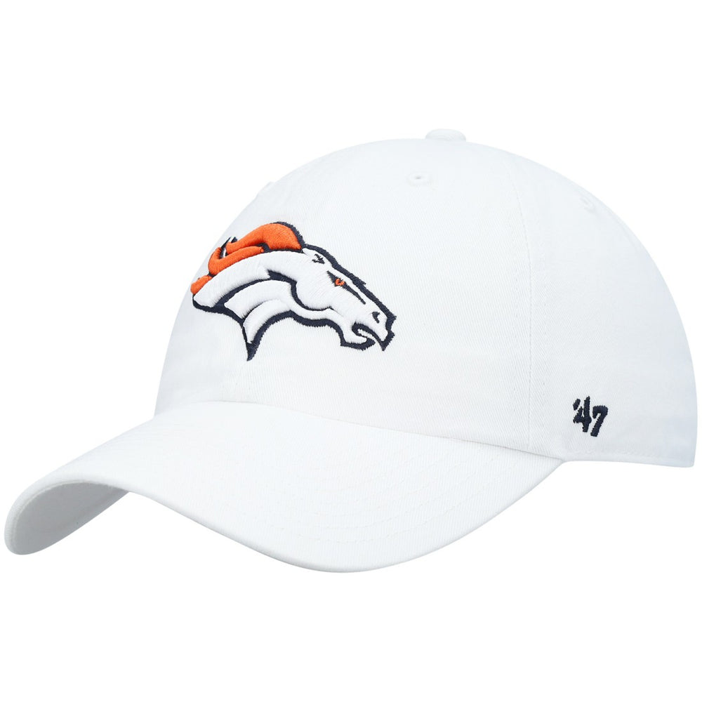 Denver Broncos '47 Clean Up Adjustable Hat - White Hats