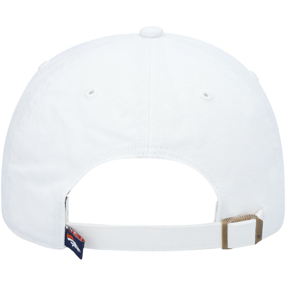 Denver Broncos '47 Clean Up Adjustable Hat - White Hats