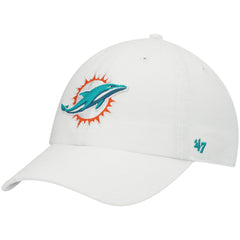 Miami Dolphins '47 Clean Up Adjustable Hat - White Hats