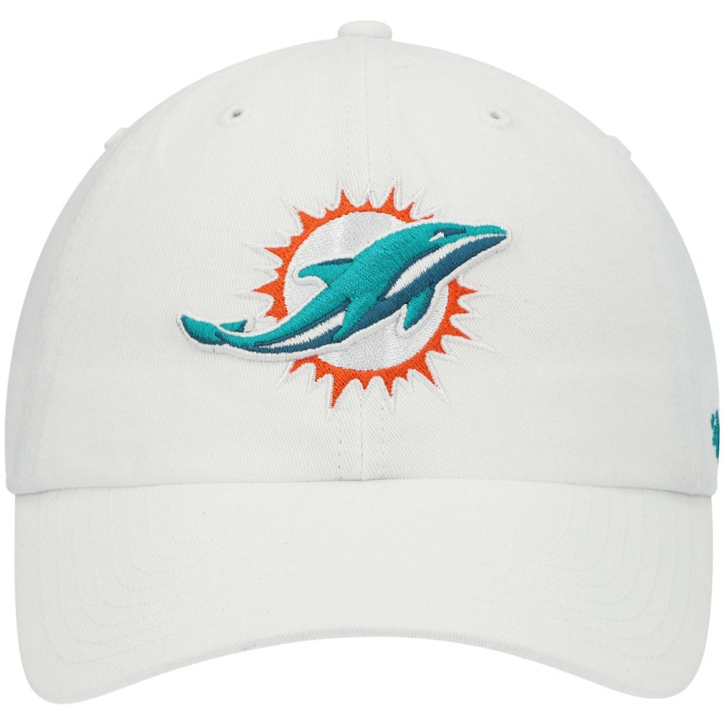 Miami Dolphins '47 Clean Up Adjustable Hat - White Hats